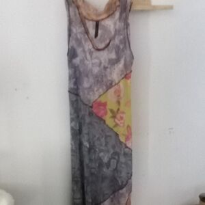 Floral Patchwork Maxi Dress